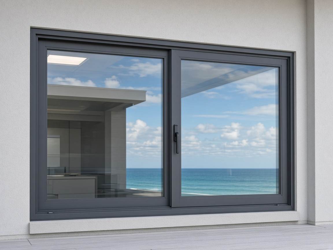 Aluminum horizontal sliding window